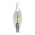 Лампа светодиодная филаментная Uniel E14 5W 3000K прозрачная LED-CW35-5W/WW/E14/CL/MB GLM10TR UL-00002368