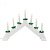 Фигурка «Новогодняя горка» 30х41см Uniel UDL-L7101-007/SWA/WW White Bridge UL-00007388