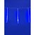 Уличная светодиодная гирлянда Uniel занавес 220V синий ULD-E1505-336/DTK BLUE IP44 TWISTED METEOR UL-00000167