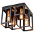 Потолочная люстра Lussole Loft Bullock LSP-8409