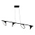 Подвесная светодиодная люстра iLedex Syzygy X090140 BK
