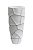 ZSC872-27WH-GL Кашпо d30*69см белое с золотом