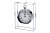 NBE000050 Часы настольные подвесные металл. хром 18*5*25см