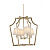 Подвесная люстра Lumina Deco Montero LDP 1249-4 GD+WT