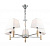 Подвесная люстра IMEX MD.4221-5-P-CH+WH