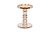 DP2012120 Подсвечник стеклянный янтарный d11*18,5см