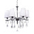 Подвесная люстра Lumina Deco Alessia LDP 1726-6 CHR