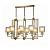 Подвесная люстра Lumina Deco Manhattan LDP 8012-8 PR F.GD