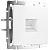 Розетка Ethernet RJ-45 cat. 6A экранированная (белый матовый) W5120001/ a069684
