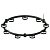 Корпус подвесной люстры Ambrella light DIY Spot Techno Ring SBK черный песок C9242
