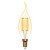 Лампа светодиодная филаментная Uniel E14 5W 2250K прозрачная LED-CW35-5W/GOLDEN/E14 GLV21GO UL-00002397