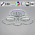 Потолочная светодиодная люстра Reluce 09812-3.3-3+3D CR (RGB)