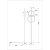 Торшер Arte Lamp Fluido A3913PN-24BK