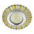 Встраиваемый светильник Fametto Luciole DLS-L145 Gu5.3 Glassy/Gold