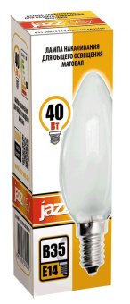 Лампа накаливания Jazzway E14 40W 2700K матовая 3320515