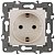 Розетка ЭРА Elegance 2P E Schuko 16A 250V 14-2101-02 Б0034265