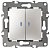 Выключатель двухклавишный с подсветкой ЭРА 12 10AX 250V 12-1105-15 Б0019294