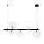 Подвесная люстра Arte Lamp Vincent A7790SP-8BK