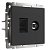 Розетка Werkel TV/RJ-45 6 кат черный матовый W1181308 4690389174483