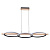 Подвесной светодиодный светильник Arte Lamp Fluido A3913SP-24BK