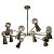 Подвесная люстра Loft IT Halley 10046/10 Gold