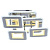 Потолочная светодиодная люстра Profit Light 8009/4 CHR A