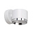 Светильник  настенный Feron HL4598  Barrel DUET 12W, 230V,GX53, белый + хром IP20