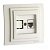 Розетка компьютерная RJ45 Mono Electric Larissa 6 кат белый 103-191905-125