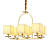 Подвесная люстра Lumina Deco Liniano LDP 17100-6 GD
