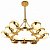 Подвесная люстра Lumina Deco Optimus LDP 6038-9 GD