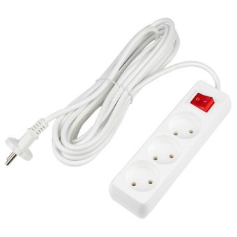 Удлинитель Uniel Ultra 3гн х 10м б/з S-CU3-7B White UL-00009997