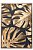 89VOR-MONSTERA GOLDEN-2 Холст "Золотые листья монстеры-2" 100х70 см, багет( латунь),поталь