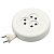 Удлинитель Uniel Standard 3гн 5м б/з YX6-103 /UCK-3N/2x0,75/05M/R White UL-00009855
