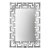 Зеркало Art Home Decor Versus MR-14 1200 CR 120х88 см Серебристый
