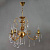 Подвесная люстра Ambiente Alicante 8888/3 AB Leaf Crystal