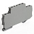 LD563-1-25 Торцевая заглушка для ЗНИ LD555 2,5 мм?  (JXB ST 2,5), серый STEKKER