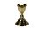 A04315190 Подсвечник металлический цвет золото h8cм