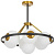 Подвесная люстра Lumina Deco Donzano LDP 8034-7 BK+WT