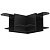Коннектор L-образный потолок-потолок Denkirs Smart Hide TR2112-BK