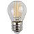 Лампа светодиодная филаментная ЭРА E27 7W 2700K прозрачная F-LED P45-7W-827-E27 Б0027948