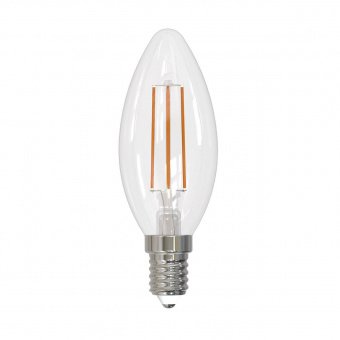 Набор светодиодных ламп филаментная Uniel E14 11W 4000K прозрачная LED-C35-11W/4000K/E14/CL PLS02WH UL-00008085