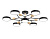Люстра на штанге Ambrella light COMFORT FL4866