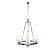 Подвесная люстра Lumina Deco Santini LDP 1220-4 CHR+WT