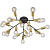 Потолочная светодиодная люстра ST Luce Foglione SL437.402.20