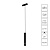 Трековый светодиодный светильник Arte Lamp Rapid A2959PL-1BK