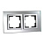 Рамка 2-постовая Mono Electric Style Glass зеркало 107-700000-161