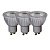 Лампа светодиодная диммируемая Lucide GU10 5W 3000K серая (3 шт.) 49006/15/36