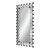 Зеркало Art Home Decor Look 1742 CR 170х90 см Серебро