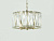 Подвесная люстра Newport Elizabeth 10124/C gold М0070510