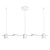 Подвесная светодиодная люстра Ambrella light Comfort LineTech FL51678